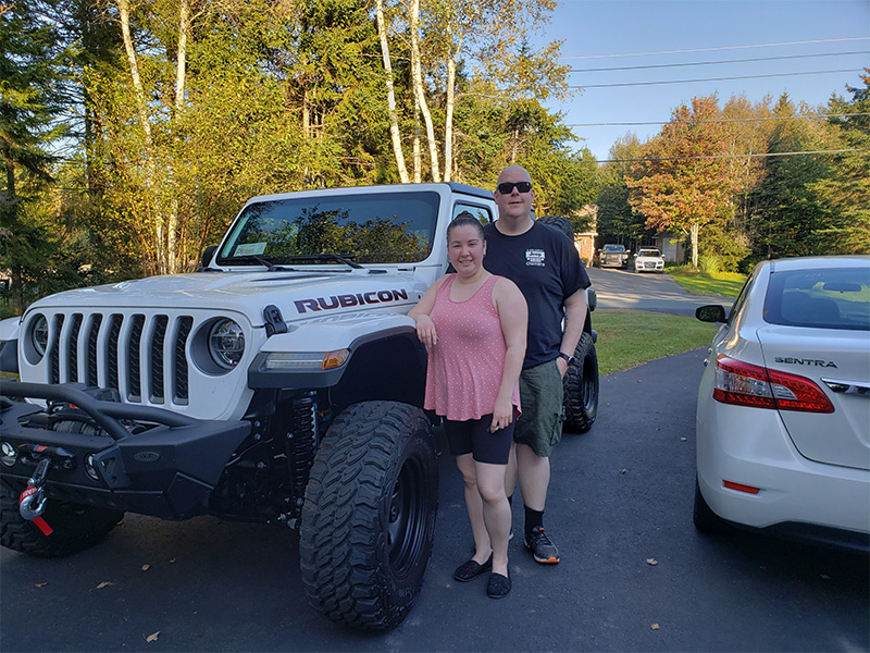 The Couple and their Jeep